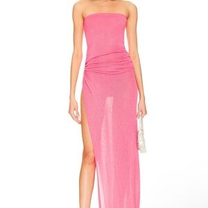 Lorie strapless maxi dress